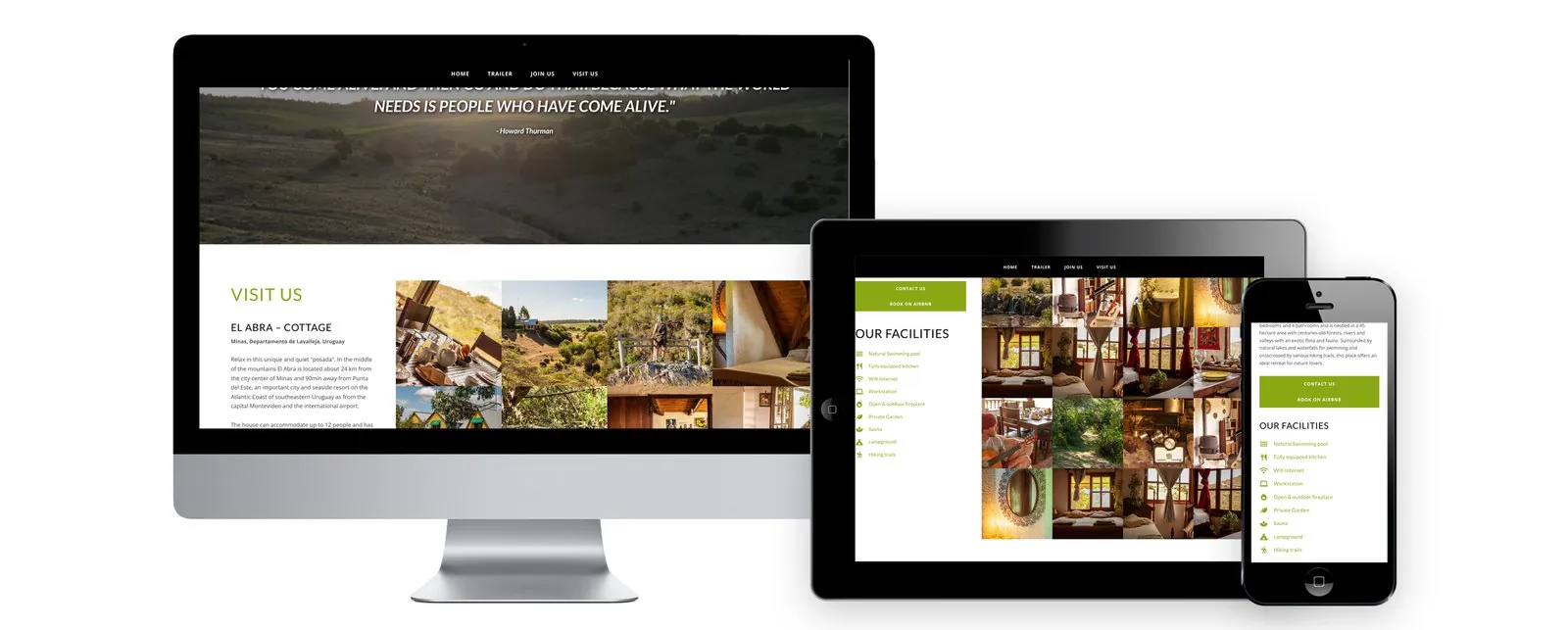 45 Hectare Paradise – Web design (image 5/5)