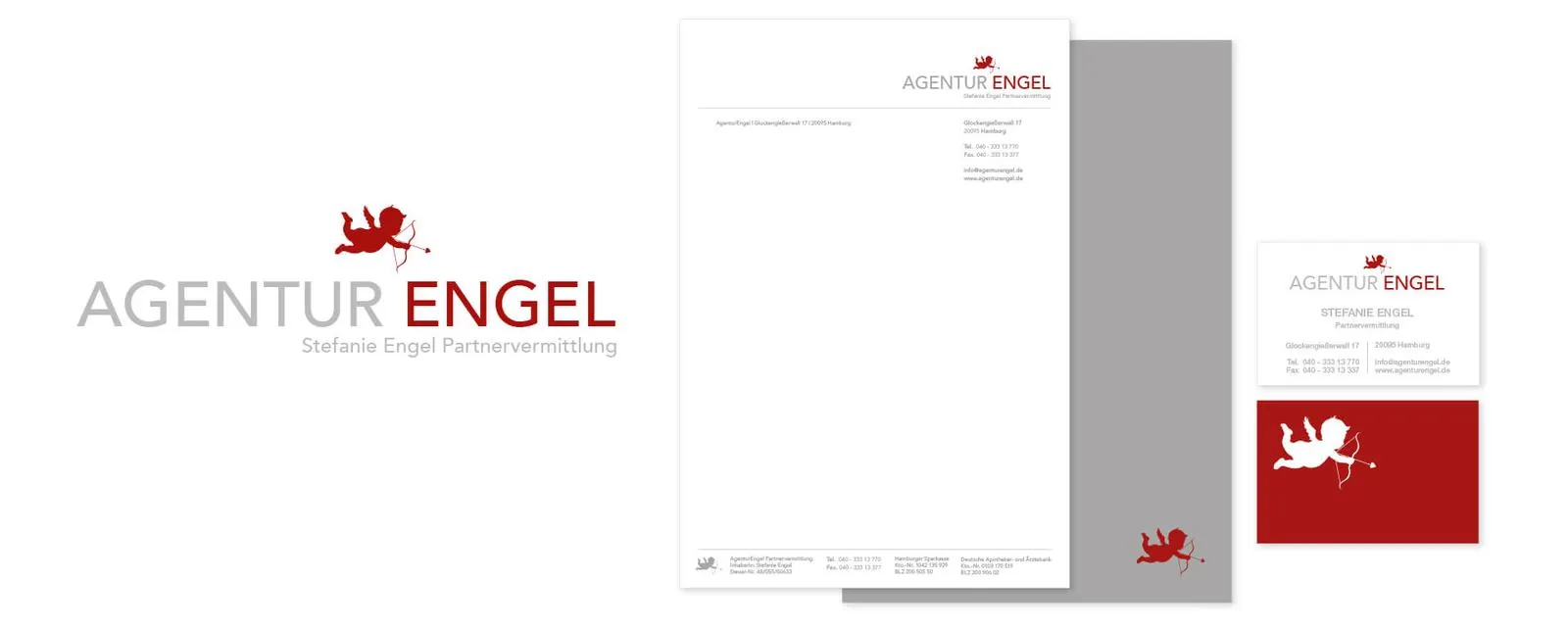 Agentur Engel – Corporate design · Stationery · Print (image 1/2)