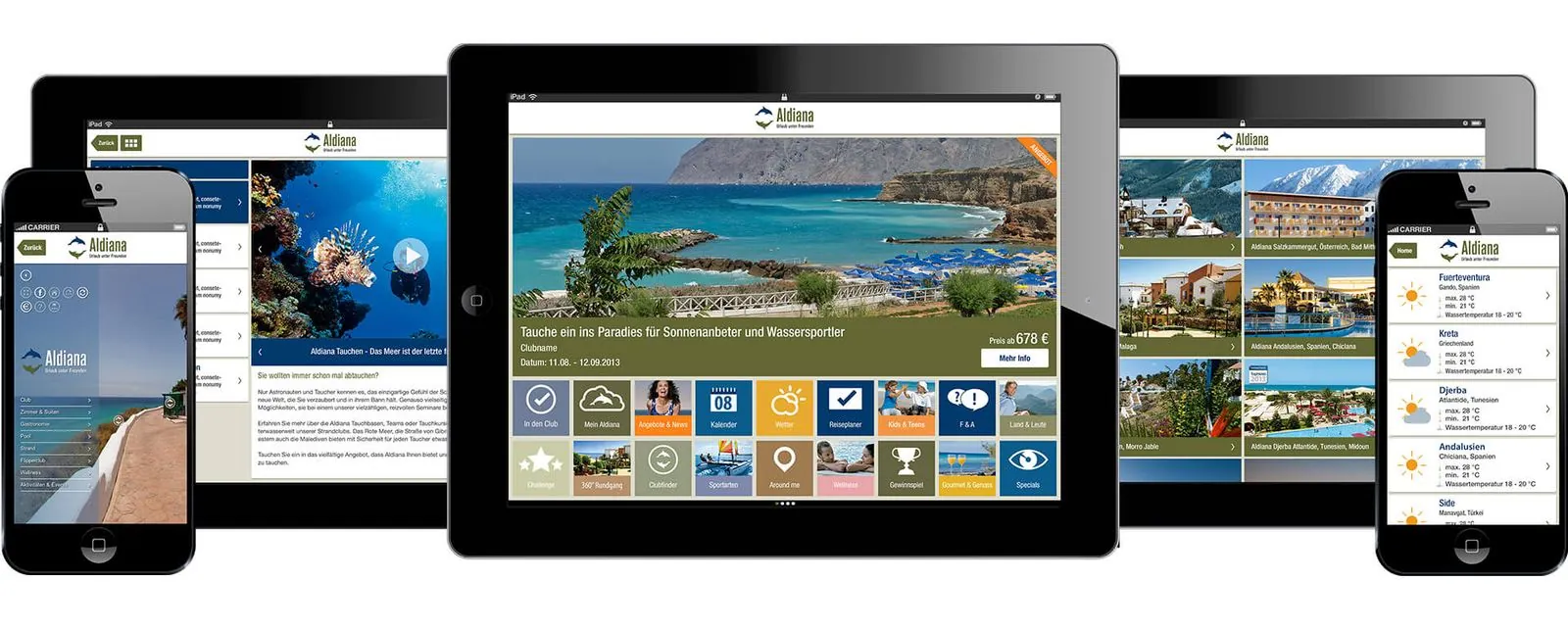 Aldiana – Interim Management · Webdesign · App (Bild 1/14)