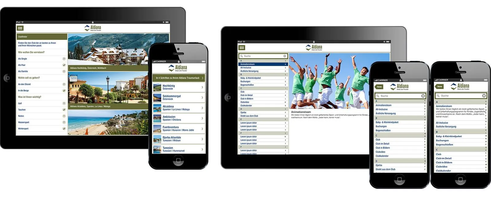 Aldiana – Interim Management · Webdesign · App (Bild 4/14)