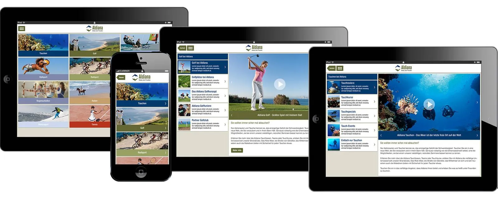Aldiana – Interim Management · Webdesign · App (Bild 6/14)