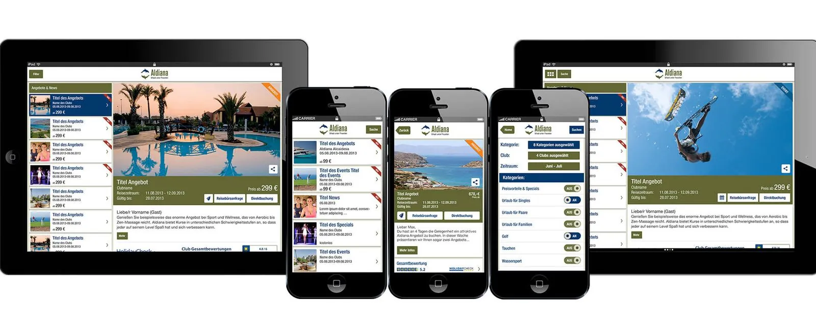 Aldiana – Interim Management · Webdesign · App (Bild 7/14)