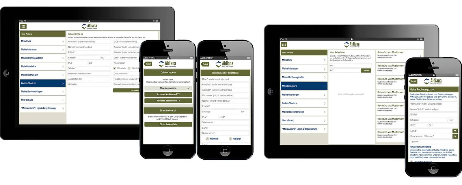 Aldiana – Interim Management · Webdesign · App (Bild 8/14)
