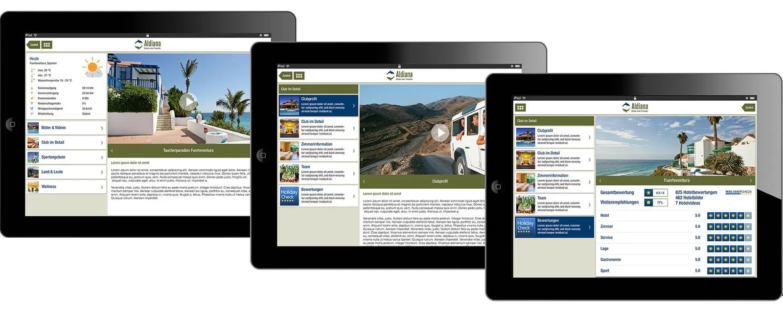 Aldiana – Interim Management · Webdesign · App (Bild 9/14)