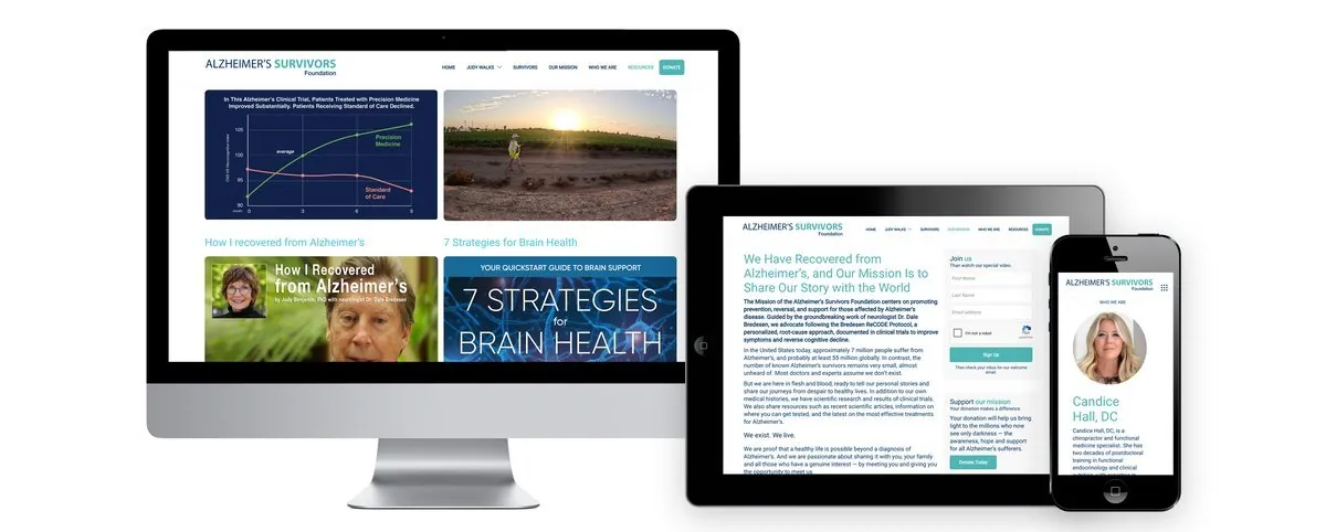 Alzheimer’s Survivors Foundation – Corporate Design · Webdesign · Print (Bild 5/9)