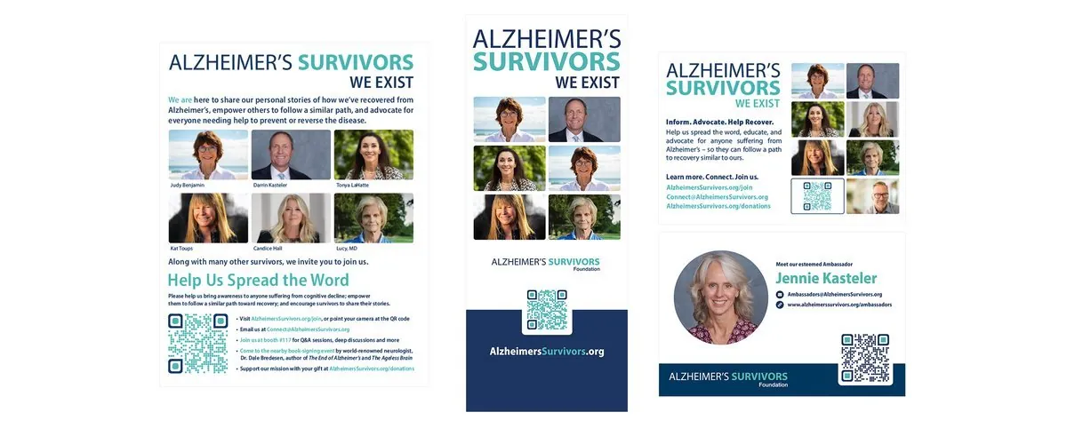 Alzheimer’s Survivors Foundation – Corporate Design · Webdesign · Print (Bild 9/9)