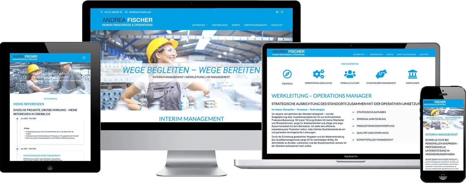 Andrea Fischer – Corporate Design · Stationery · Web Design (image 4/7)