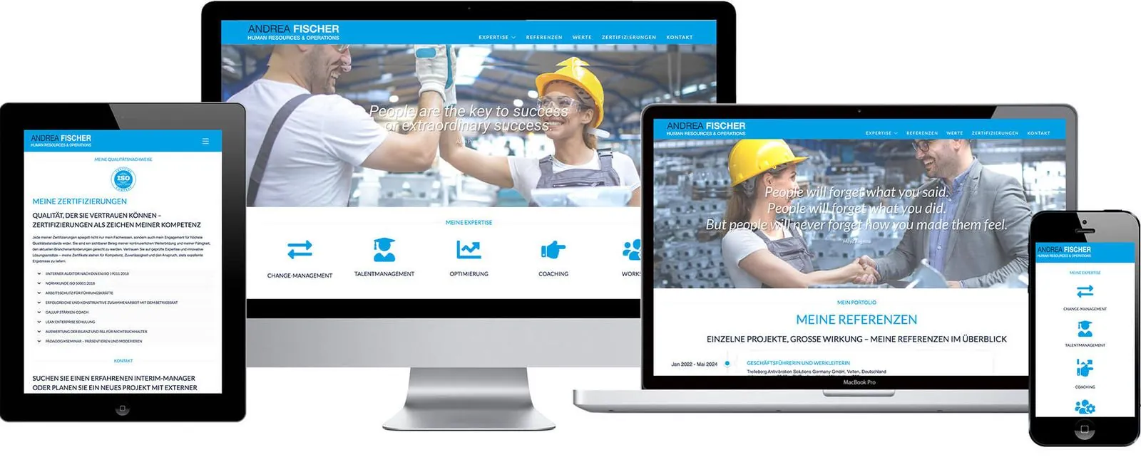 Andrea Fischer – Corporate Design · Stationery · Web Design (image 5/7)