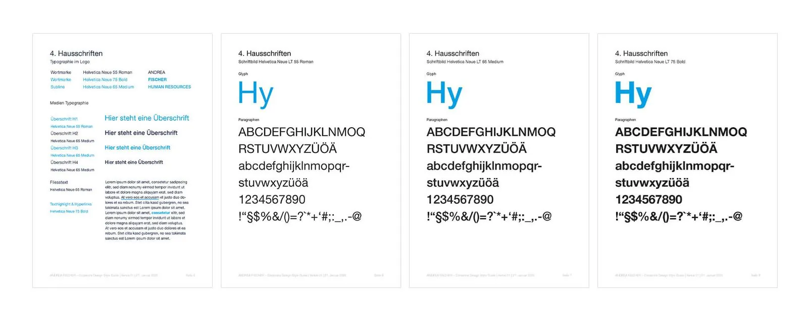 Andrea Fischer – Corporate Design · Stationery · Web Design (image 7/7)