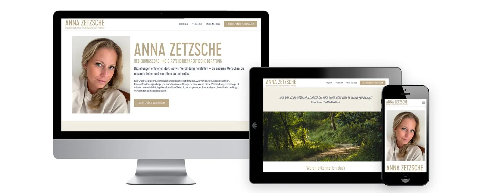 Anna Zetzsche – Corporate Design · Geschäftsausstattung · Webdesign (Bild 1/5)