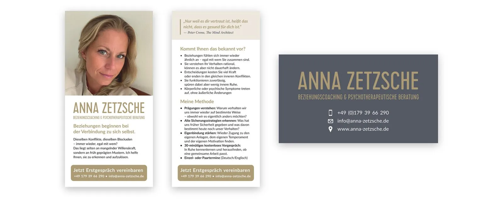 Anna Zetzsche – Corporate Design · Geschäftsausstattung · Webdesign (Bild 5/5)