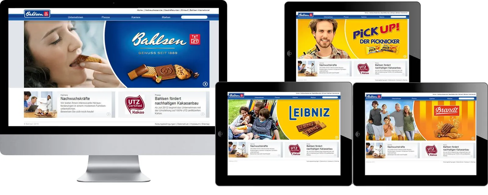 Bahlsen – Webdesign (Bild 1/2)