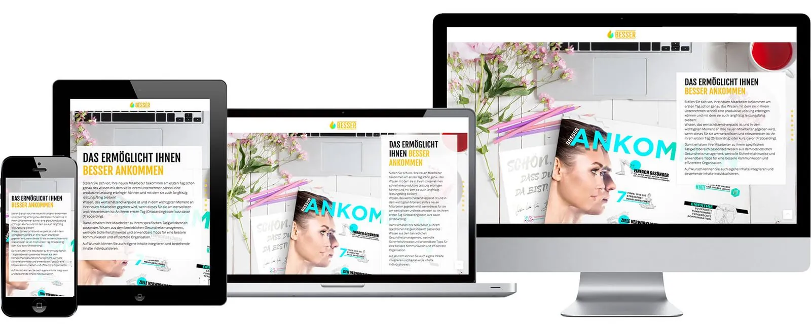 Besser Ankommen – Webdesign (Bild 2/3)