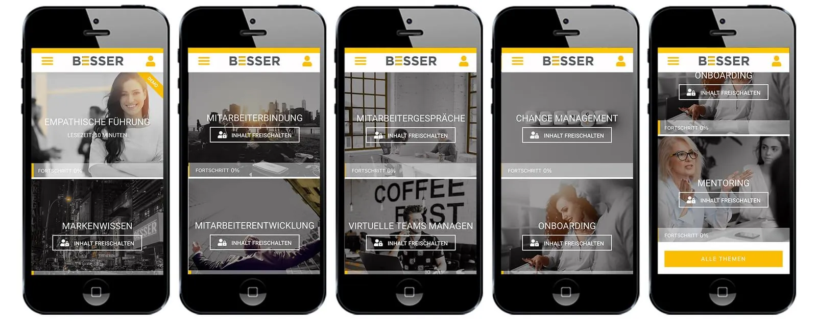 Besser App – Interim Management · App (Bild 9/9)