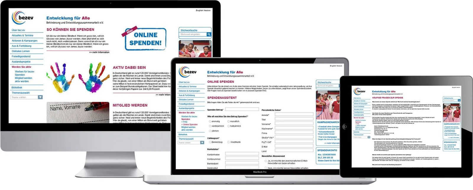 BEZEV e.V. – Webdesign (Bild 4/5)