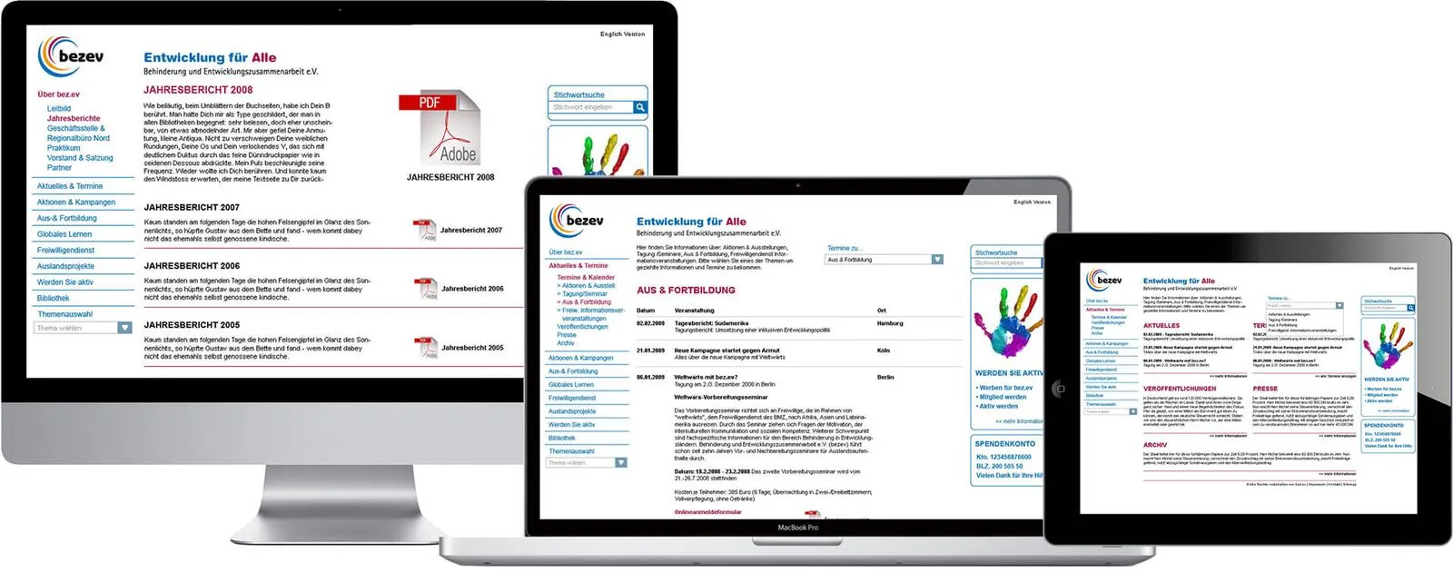 BEZEV e.V. – Webdesign (Bild 5/5)