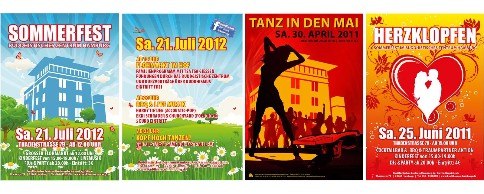 Buddhistisches Zentrum – Corporate Design · Print (Bild 13/14)
