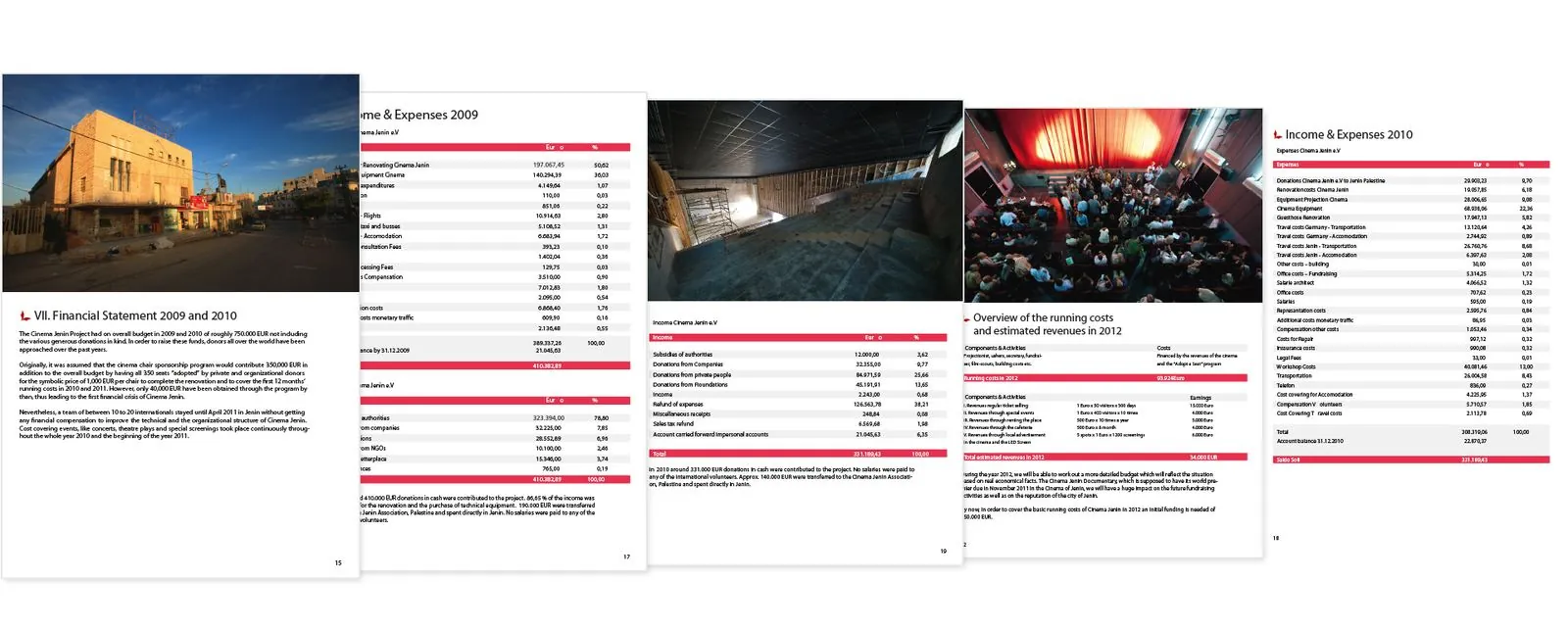 Cinema Jenin e.V. – Corporate design · Print · Web design (image 8/13)