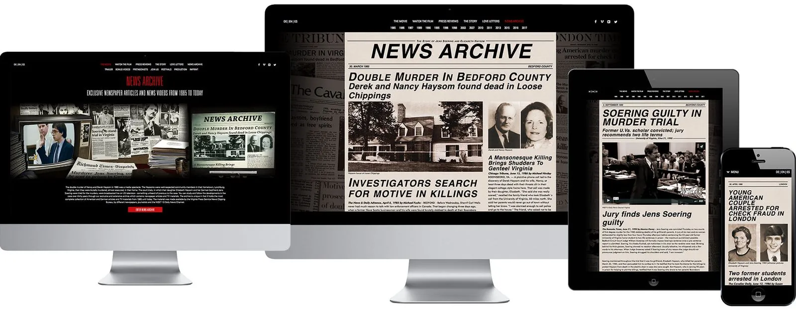 Das Versprechen – Webdesign (Bild 5/12)