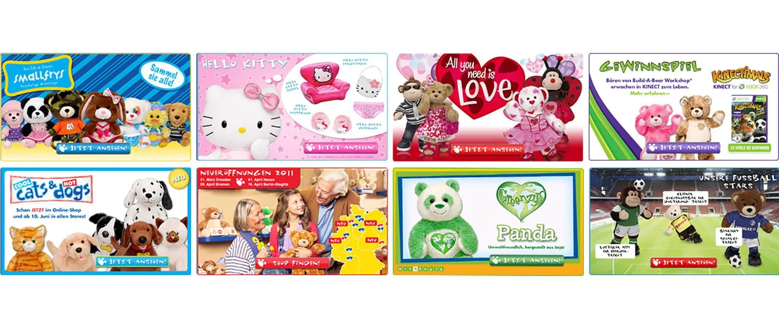 Build-A-Bear – Webdesign · Onlineshop (Bild 8/9)