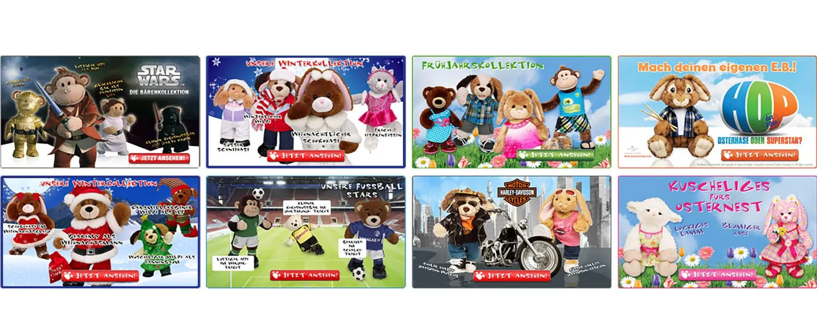 Build-A-Bear – Webdesign · Onlineshop (Bild 9/9)