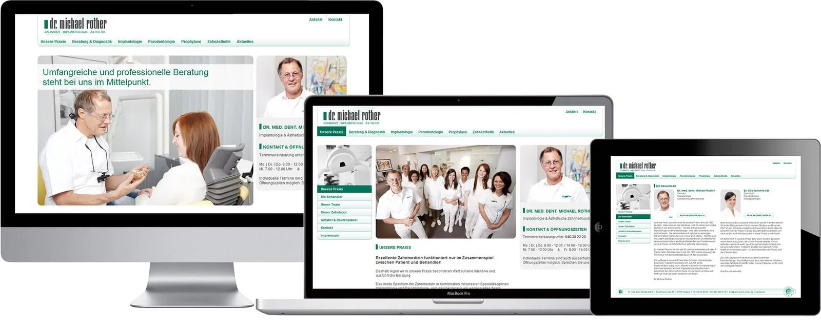 Dr. Rother – Web design (image 2/5)