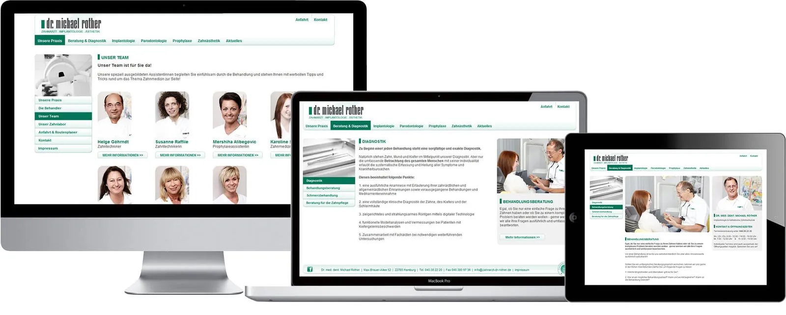 Dr. Rother – Web design (image 3/5)