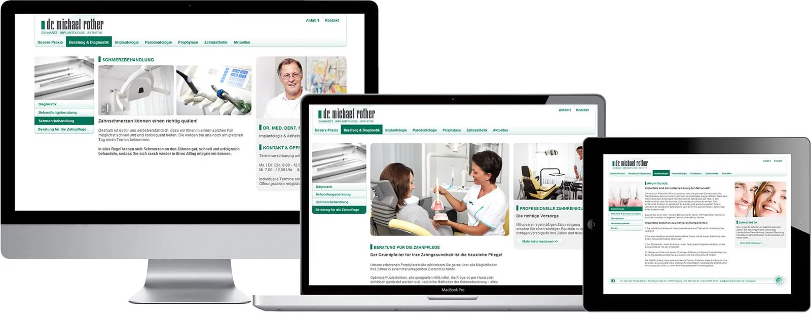 Dr. Rother – Web design (image 4/5)