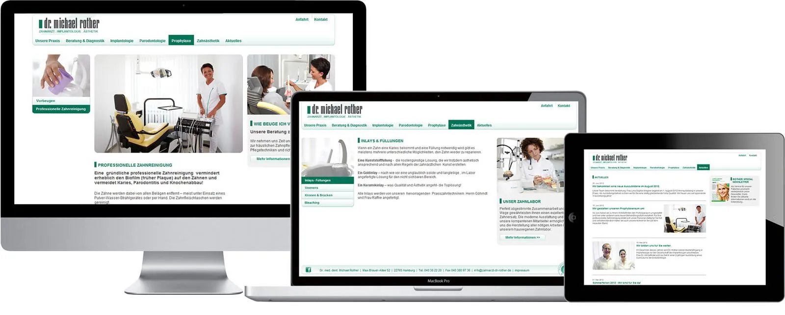 Dr. Rother – Web design (image 5/5)