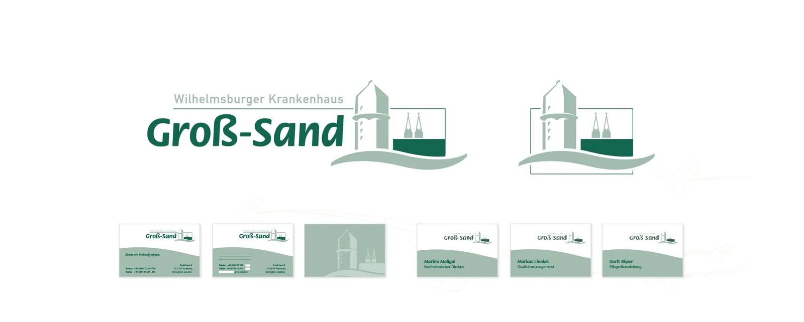 Gross Sand – Corporate design · Stationery · Print · Web design (image 6/14)