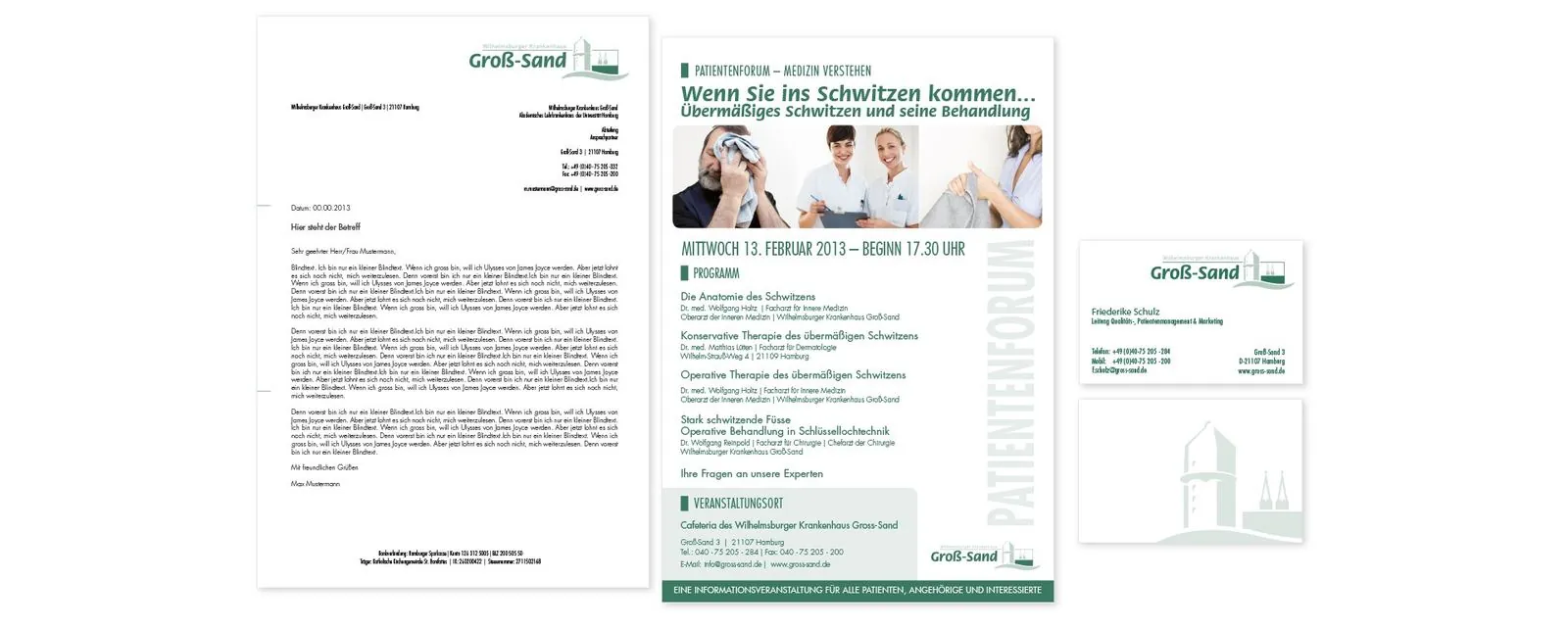 Gross Sand – Corporate design · Stationery · Print · Web design (image 8/14)