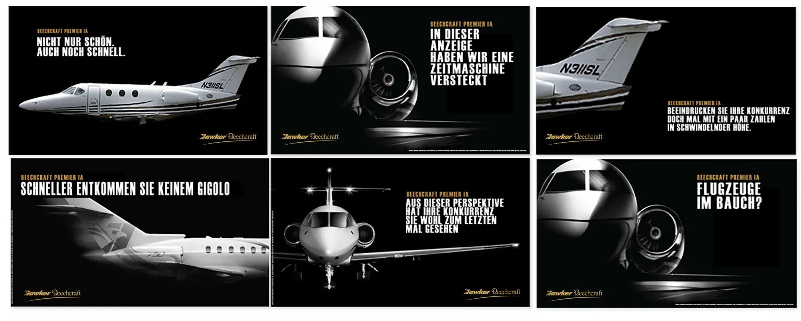 Hawker Beechcraft Aviation AG – Corporate Design · Geschäftsausstattung · Print · Webdesign (Bild 2/6)