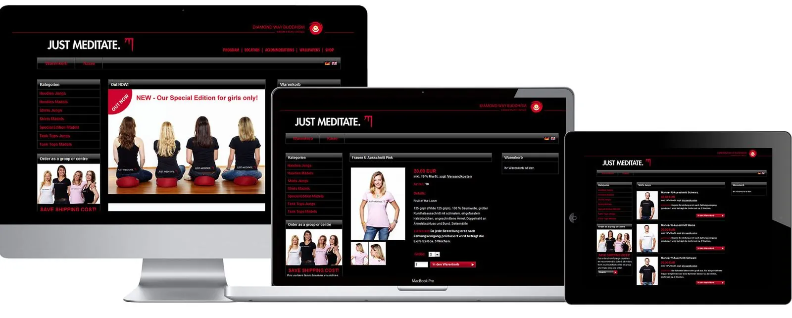 Just Meditate – Corporate design · Stationery · Print · Web design (image 1/13)