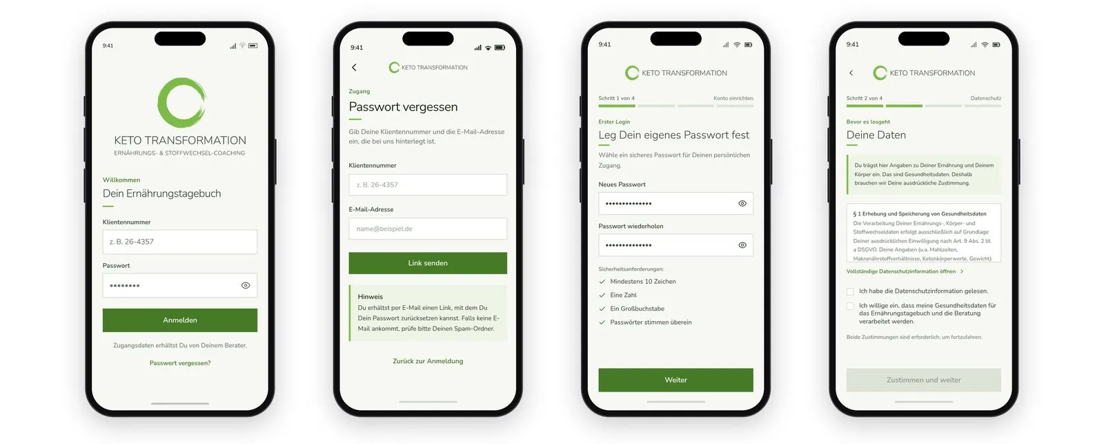 Keto Food Diary App – Product lead · App · UX/UI design (image 1/26)