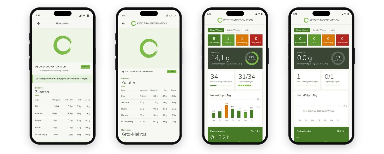 Keto Food Diary App – Product lead · App · UX/UI design (image 4/26)