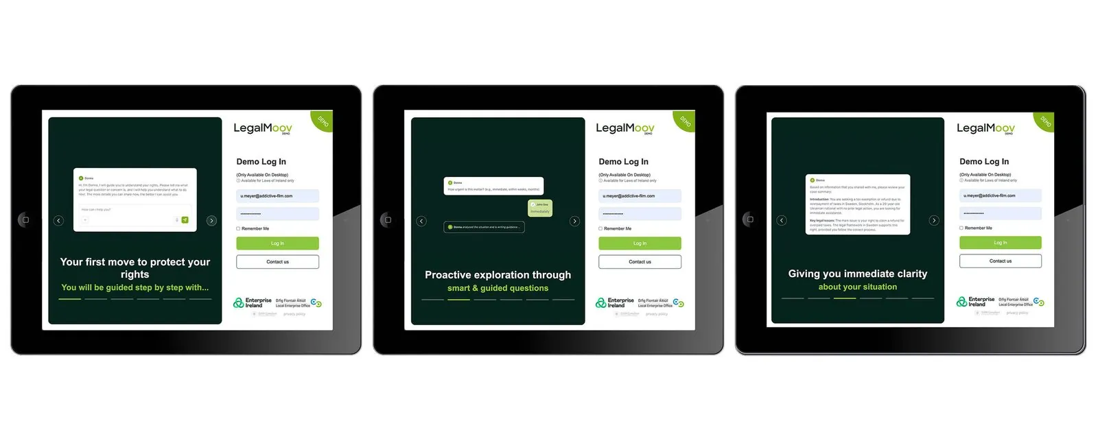 LegalMoov – Produktmanagement · Corporate Design · Webdesign (Bild 7/16)