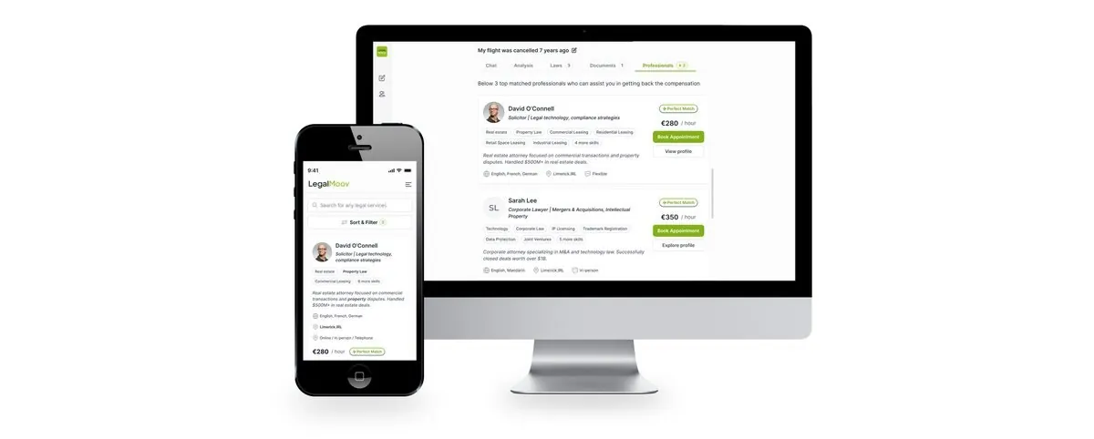 LegalMoov – Produktmanagement · Corporate Design · Webdesign (Bild 3/16)