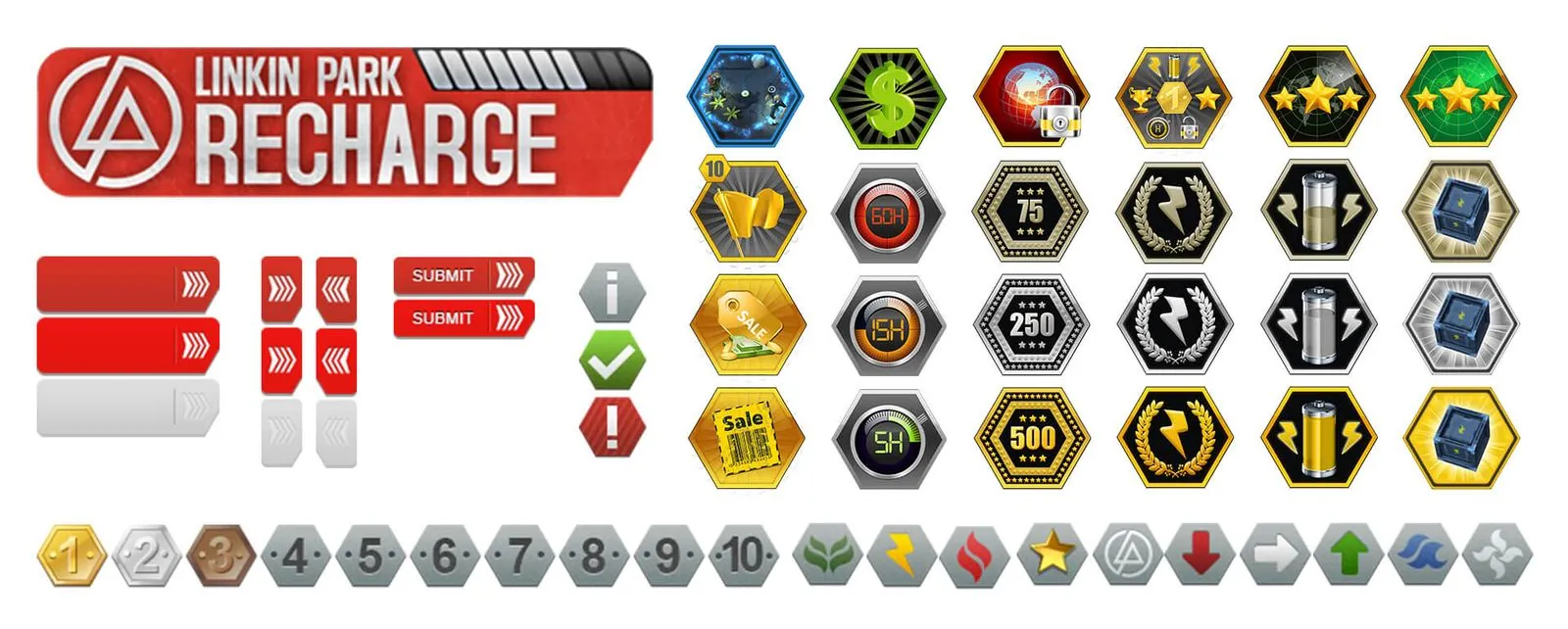 Linkin Park Recharge – Game Design · Webdesign (Bild 1/1)