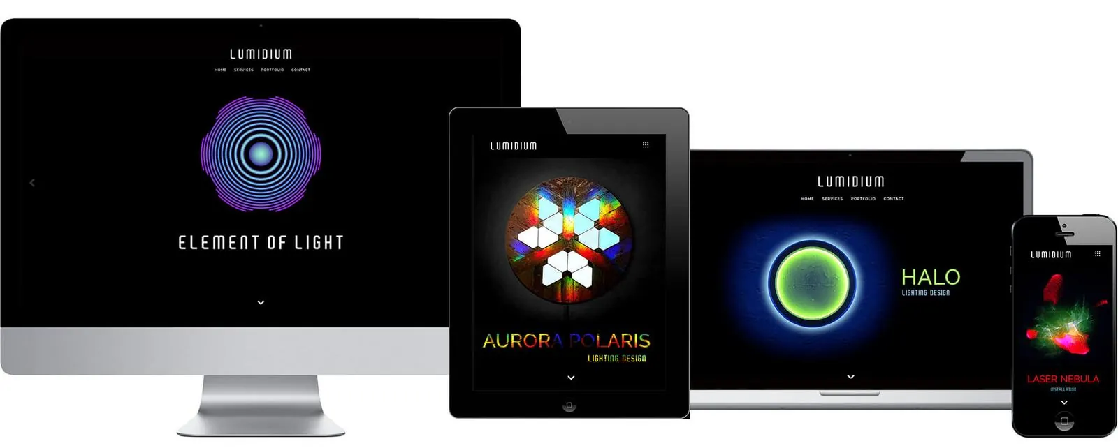 Lumidium – Webdesign (Bild 1/4)