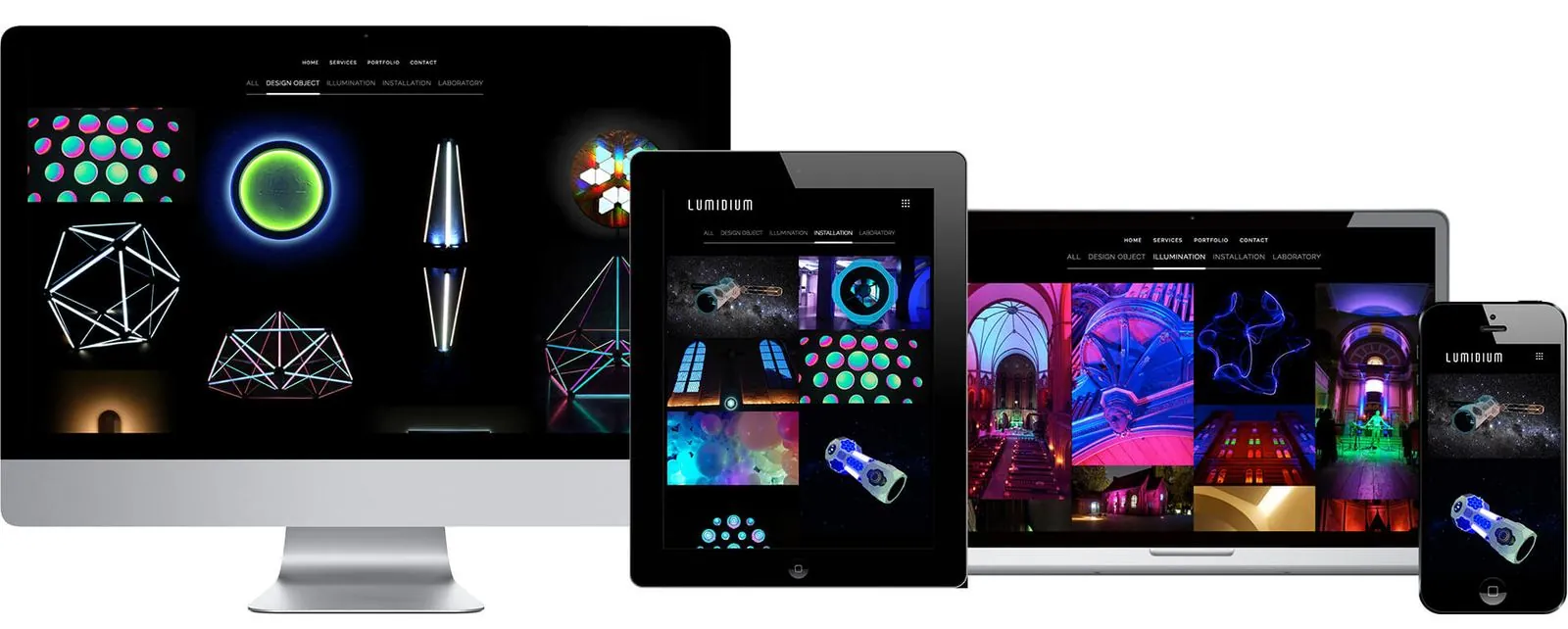 Lumidium – Webdesign (Bild 2/4)