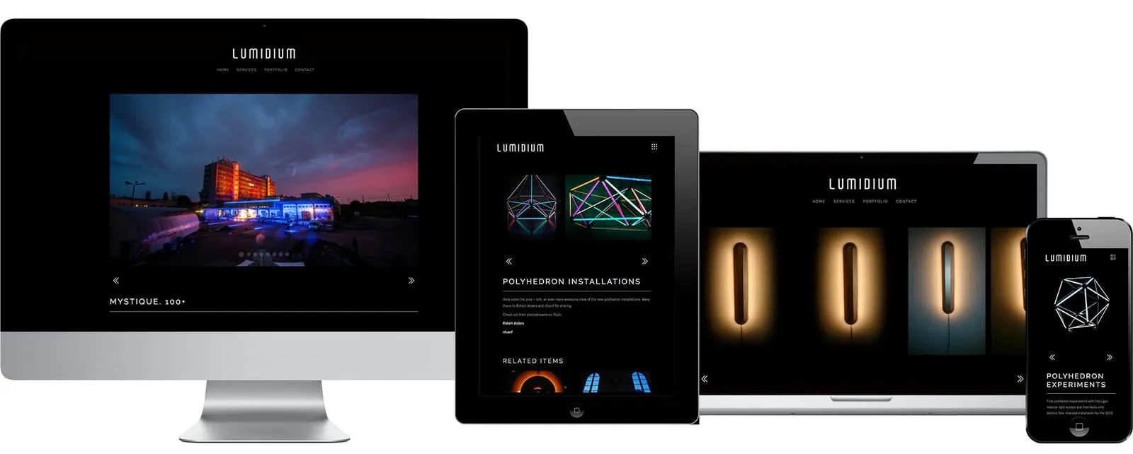 Lumidium – Webdesign (Bild 4/4)