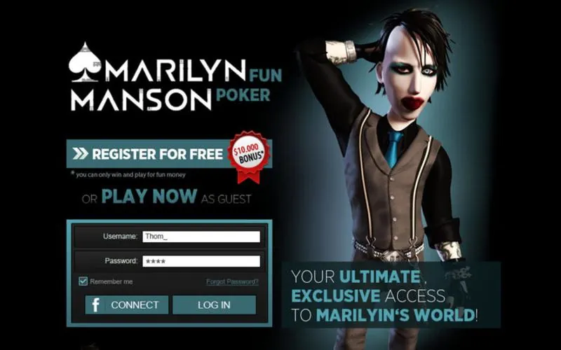 Marilyn Manson Poker