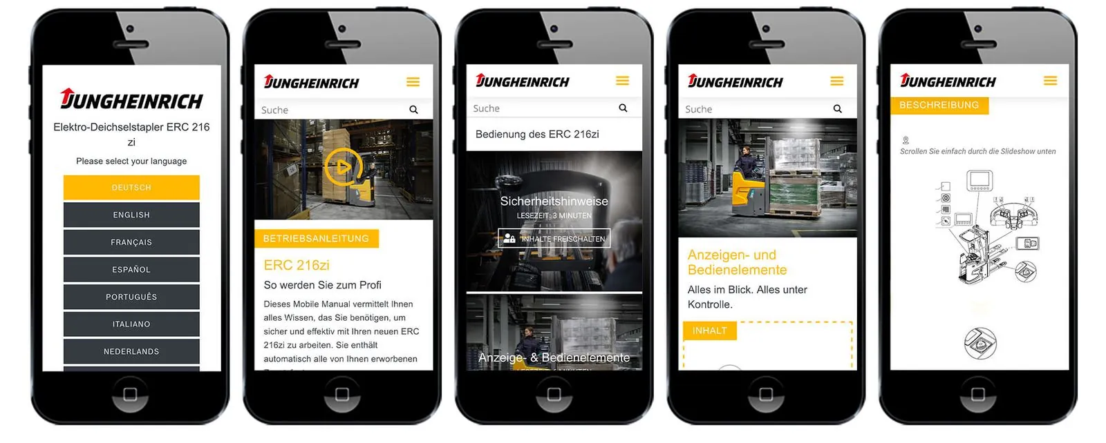 Mobile Manuals – Interim management · App (image 4/5)
