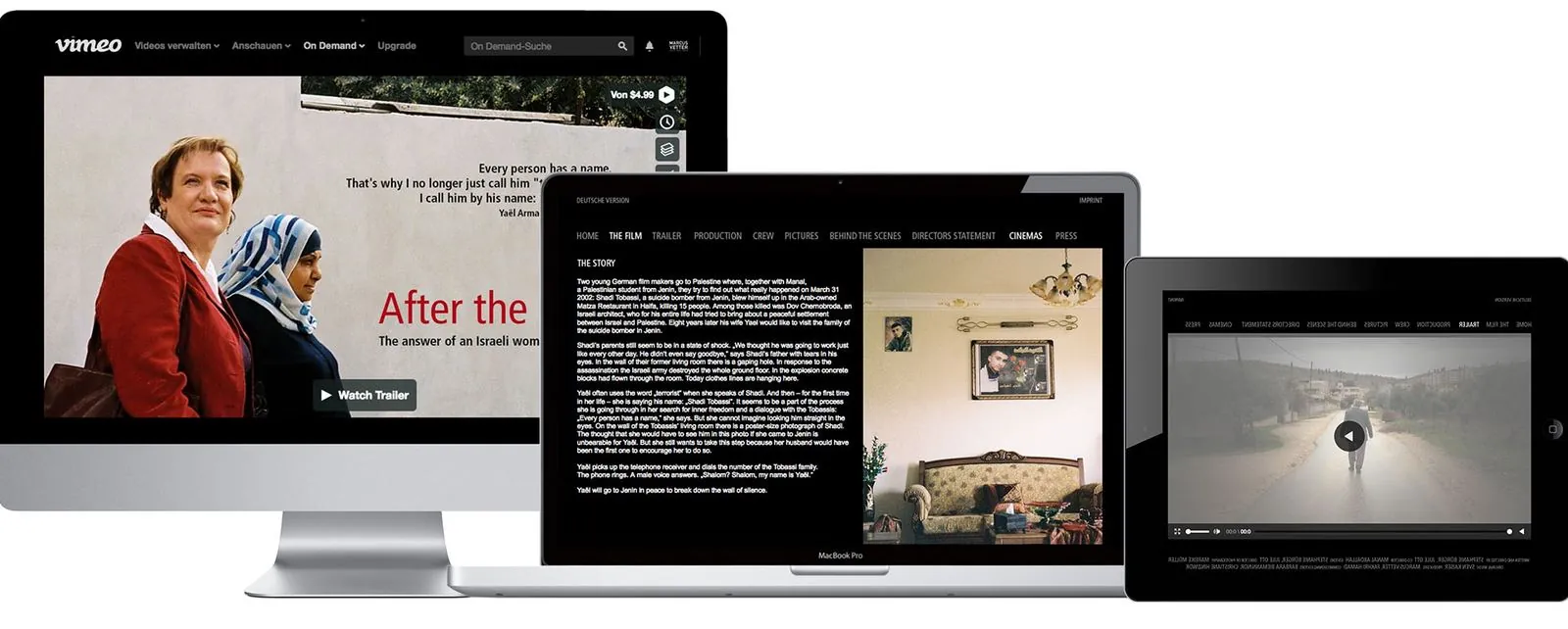After the Silence – Web design (image 1/8)