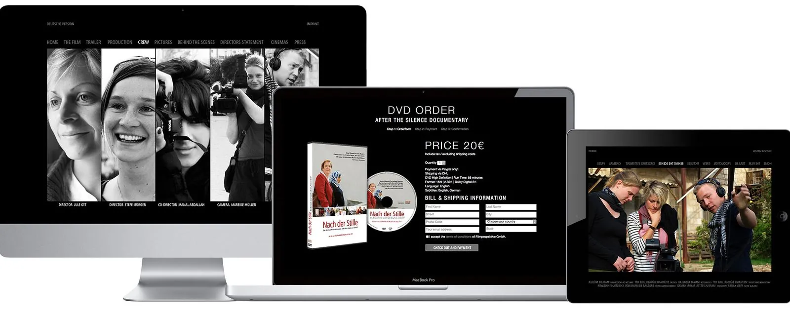 After the Silence – Web design (image 2/8)
