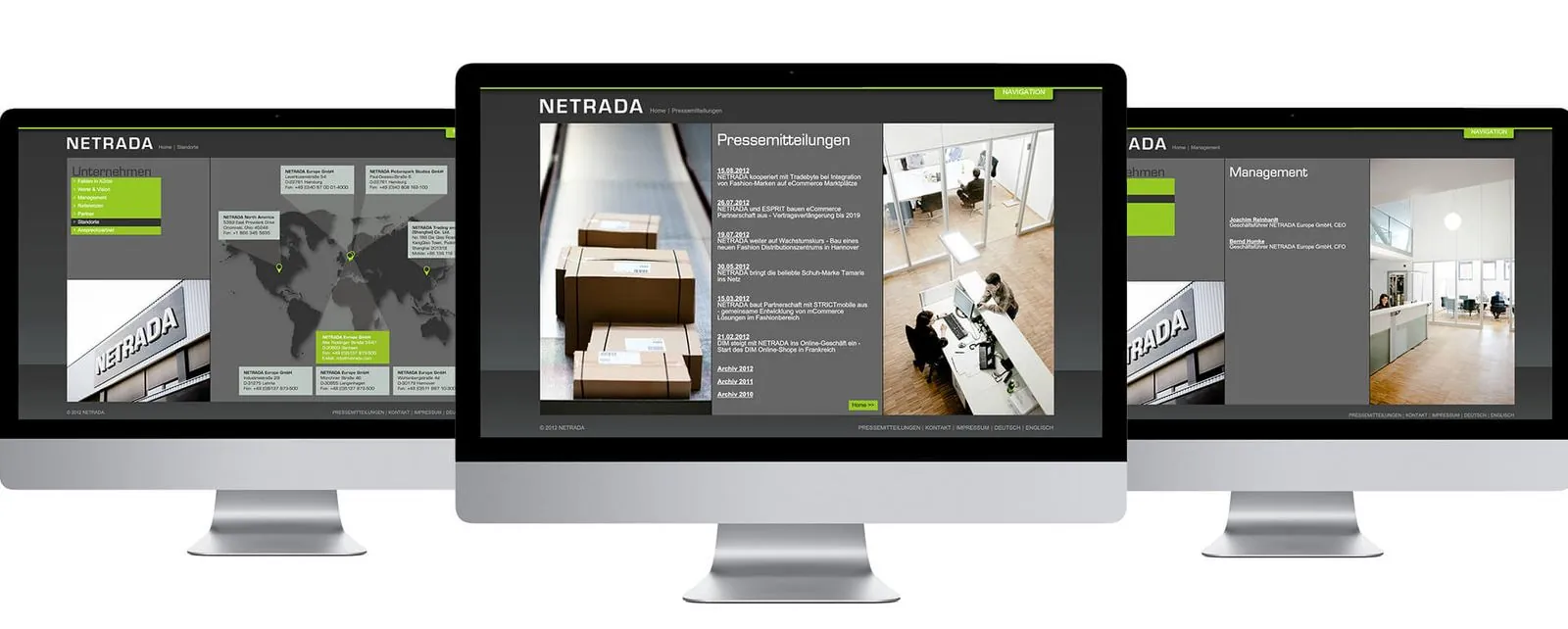 Netrada – Web design (image 5/5)