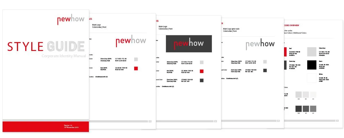 New How – Corporate Design · Webdesign · Onlineshop (Bild 2/24)