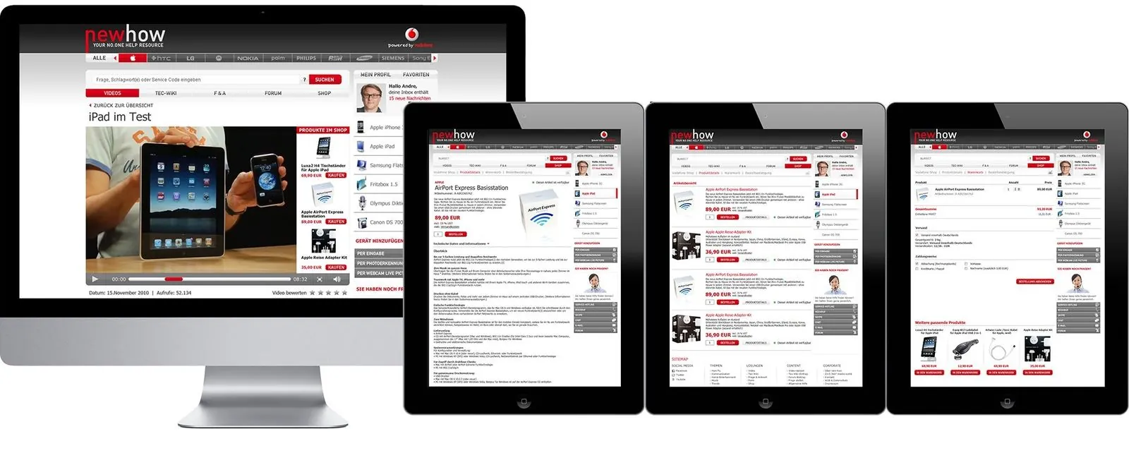 New How – Corporate Design · Webdesign · Onlineshop (Bild 17/24)