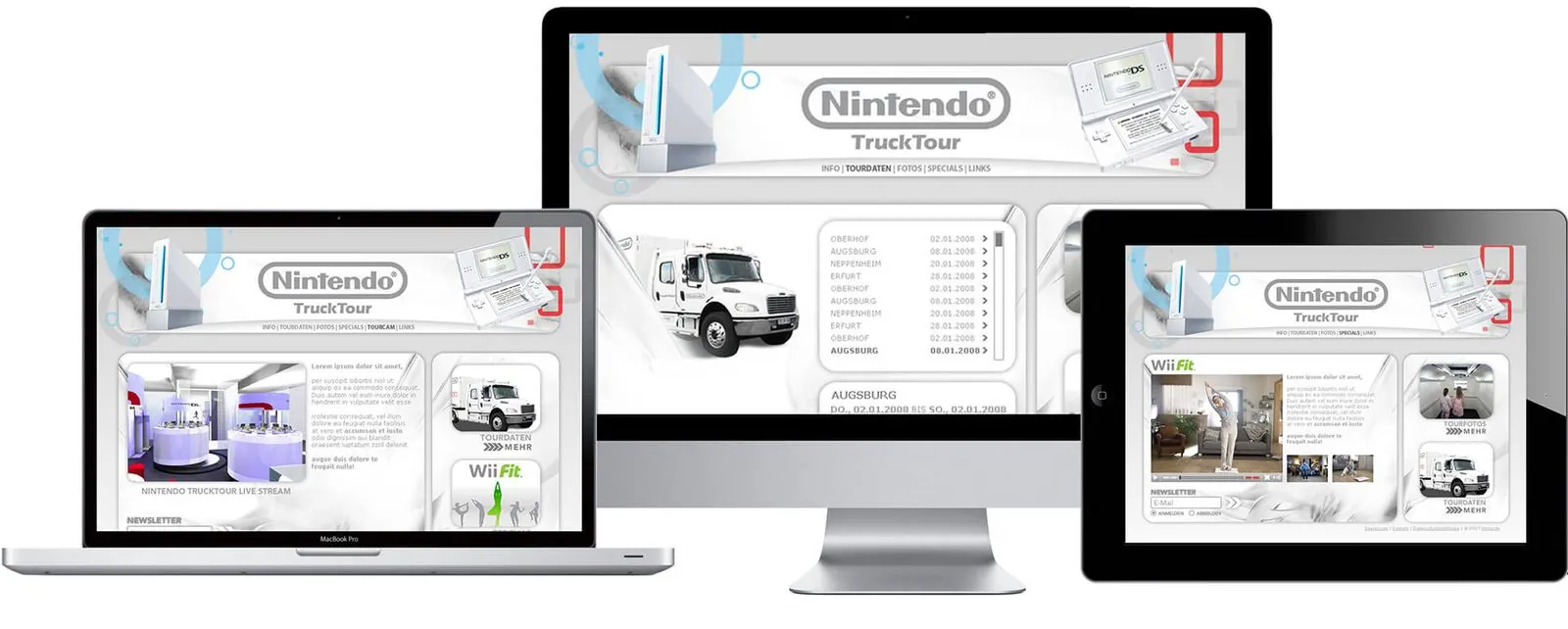 Nintendo Wii – Web design (image 1/4)