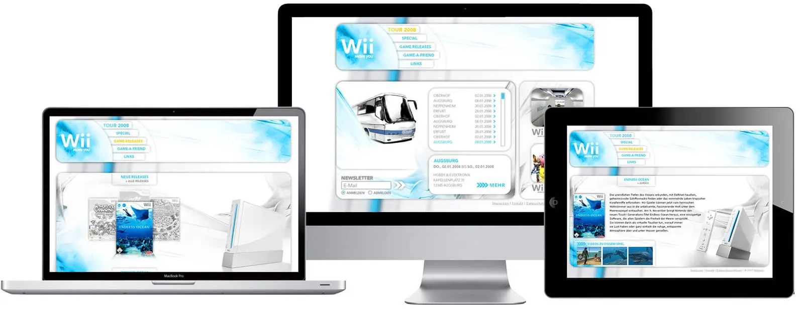 Nintendo Wii – Web design (image 4/4)